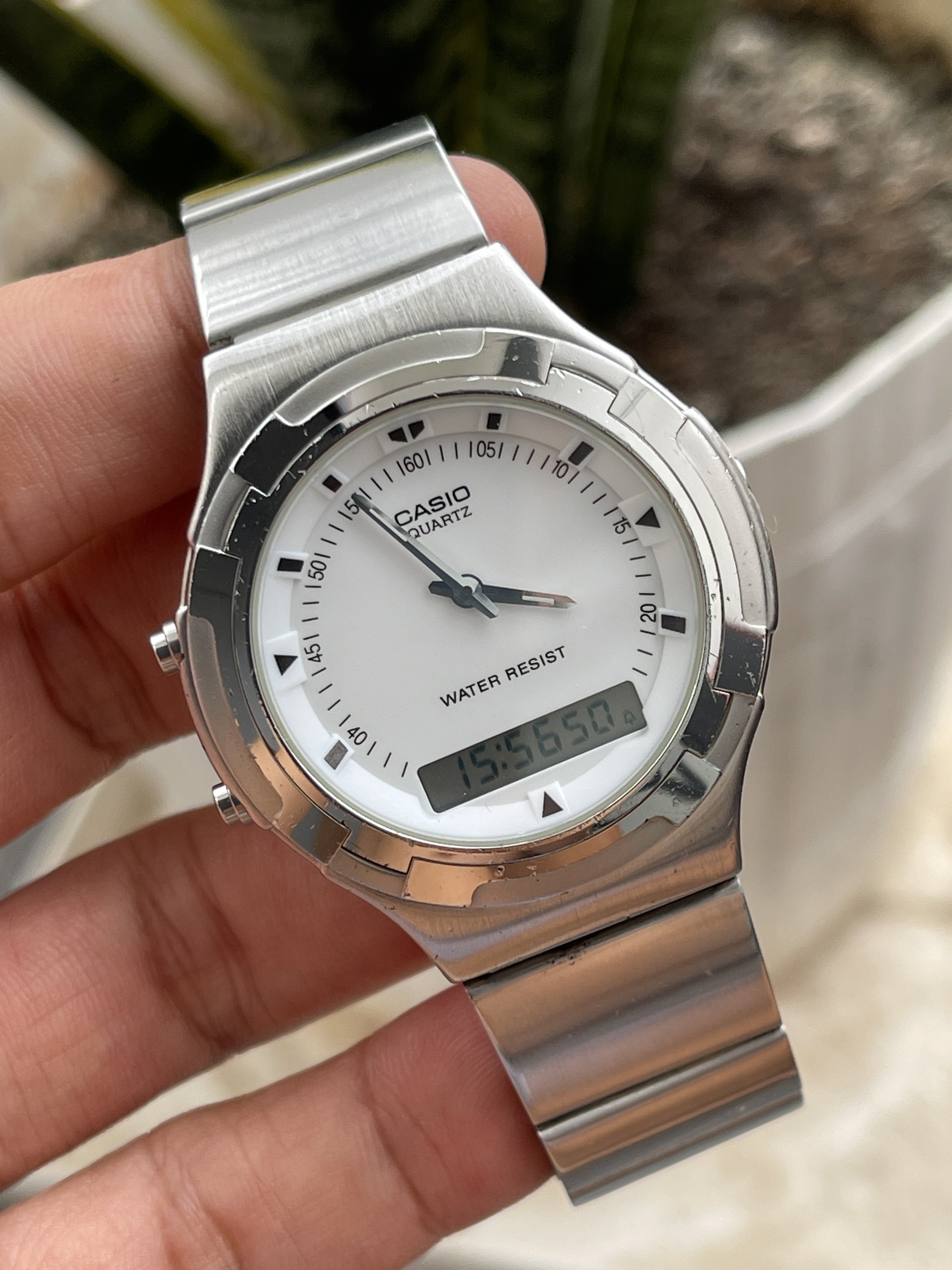 Đồng hồ nam casio mta.1000 2 máy chạy pin hàng si
