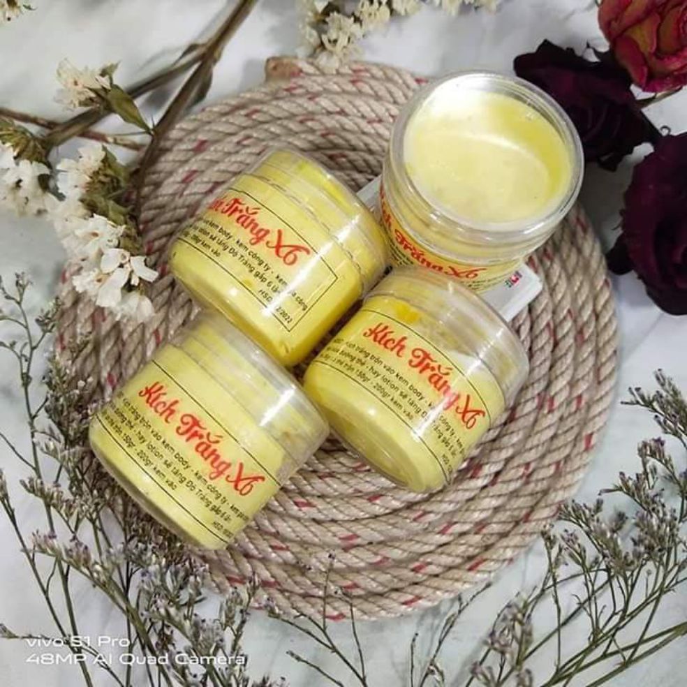 Combo 5 - kem kích trắng X6