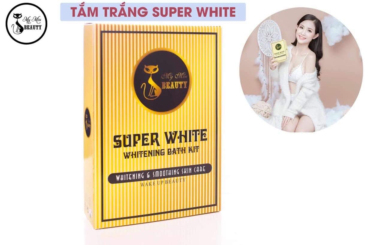 Tắm trắng super white mymiu