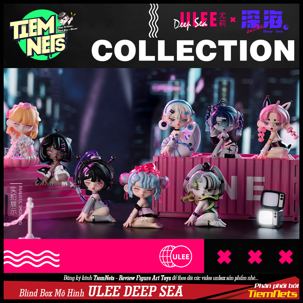 Bộ mô hình blind box ulee deep sea