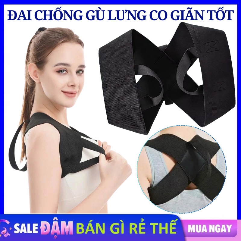  Đai Đeo Chỉnh Hình Chữ X - Đai Nâng Ngực Nữ Có Nẹp Chỉnh Cột Sống Giảm Gù Lưng Khi Tập Luyện Thể Thao Gym Yoga   Đai Chống Gù Lưng Co Giãn Tốt Cao Cấp  Đai Bảo Vệ Vòng 1 