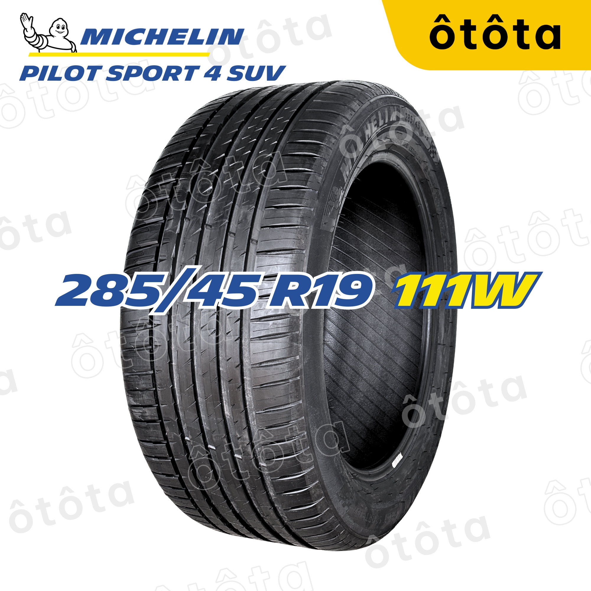 Lốp ô tô Michelin Pilot Sport 4 SUV 285/45 R19 111W - Chính hãng BH 6 năm (285 45 R19, 285/45R19)