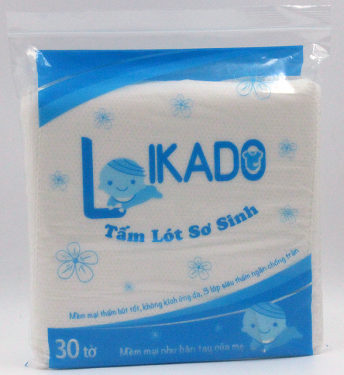Tấm lót phân xu sơ sinh likado