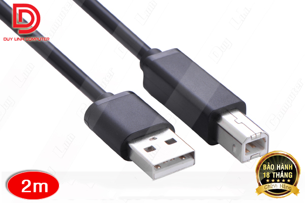 Cáp usb 2.0 to máy in chính hãng ugreen dài 2m 10327