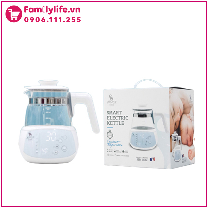 BÌNH ĐUN NƯỚC THÔNG MINH MOAZ BEBE 1000ML (CHÍNH HÃNG) CHO BÉ (MB-002)