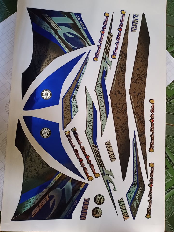 Tem rời ex 135 crom lc xanh đen