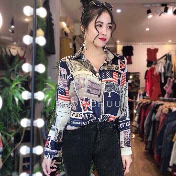 ÁO SƠ MI 3D NỮ PHI LỤA CAO CẤP THỜI TRANG LYLY SHOP VIP M429