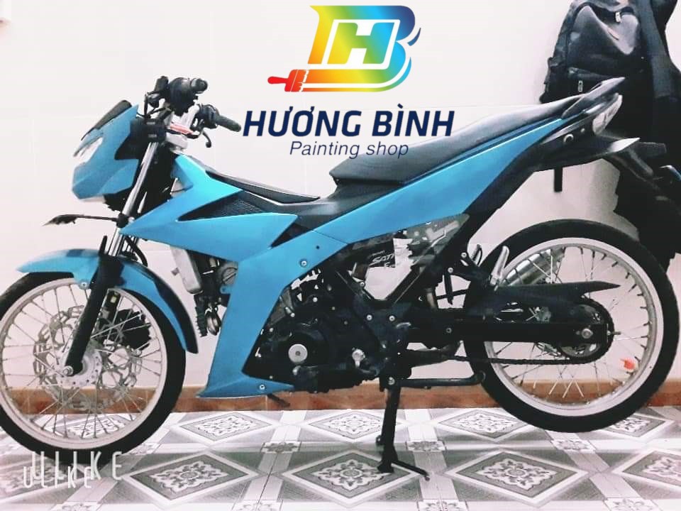 [COMBO] Sơn xịt Samurai màu Xanh Đầm Phá - 2511 với bóng K1K