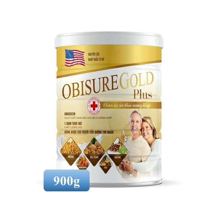 Sữa Hạt Xương Khớp Obisure Gold Plus Giúp Nuôi Dưỡng Và Bảo Vệ Sụn Khớp Tăng Cường Hấp Thụ Canxi Dược Phẩm Bách Lộc