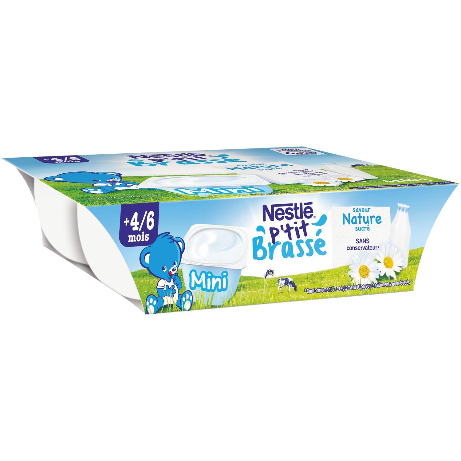 Sữa chua và váng sữa mini nestle pháp cho bé từ 4m+