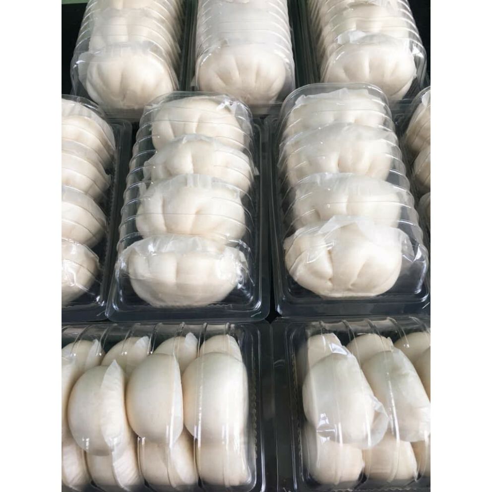 Hộp nhựa mica trong H53 đựng bánh bông lan, bánh bao(Giá 50 cái)