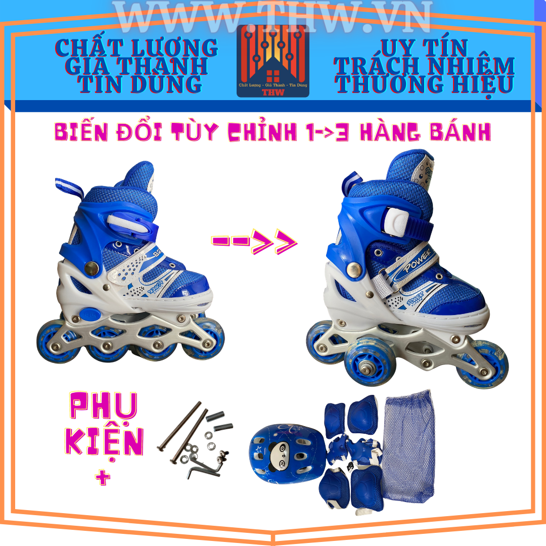 |NEW 2021| Giày patin, giày trượt batin, hãng Power Super bán top nội địa với hàng nghìn lượt đánh giá 5 sao