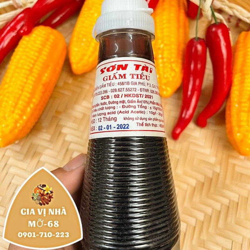 DẤM TIỀU (DẤM ĐỎ) HIỆU SƠN TÀI 450ML