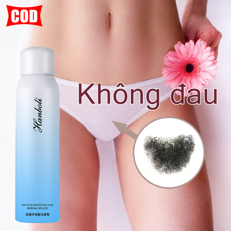 Kem tẩy lông Xịt tẩy lông 150ml Kem tẩy lông vùng kín không đau Kem tẩy lông vùng kín vĩnh viễn Kem tẩy lông nách Kem tẩy lông chân Tẩy lông nhanh Thích hợp cho vùng nách, chân, tay, vùng kín