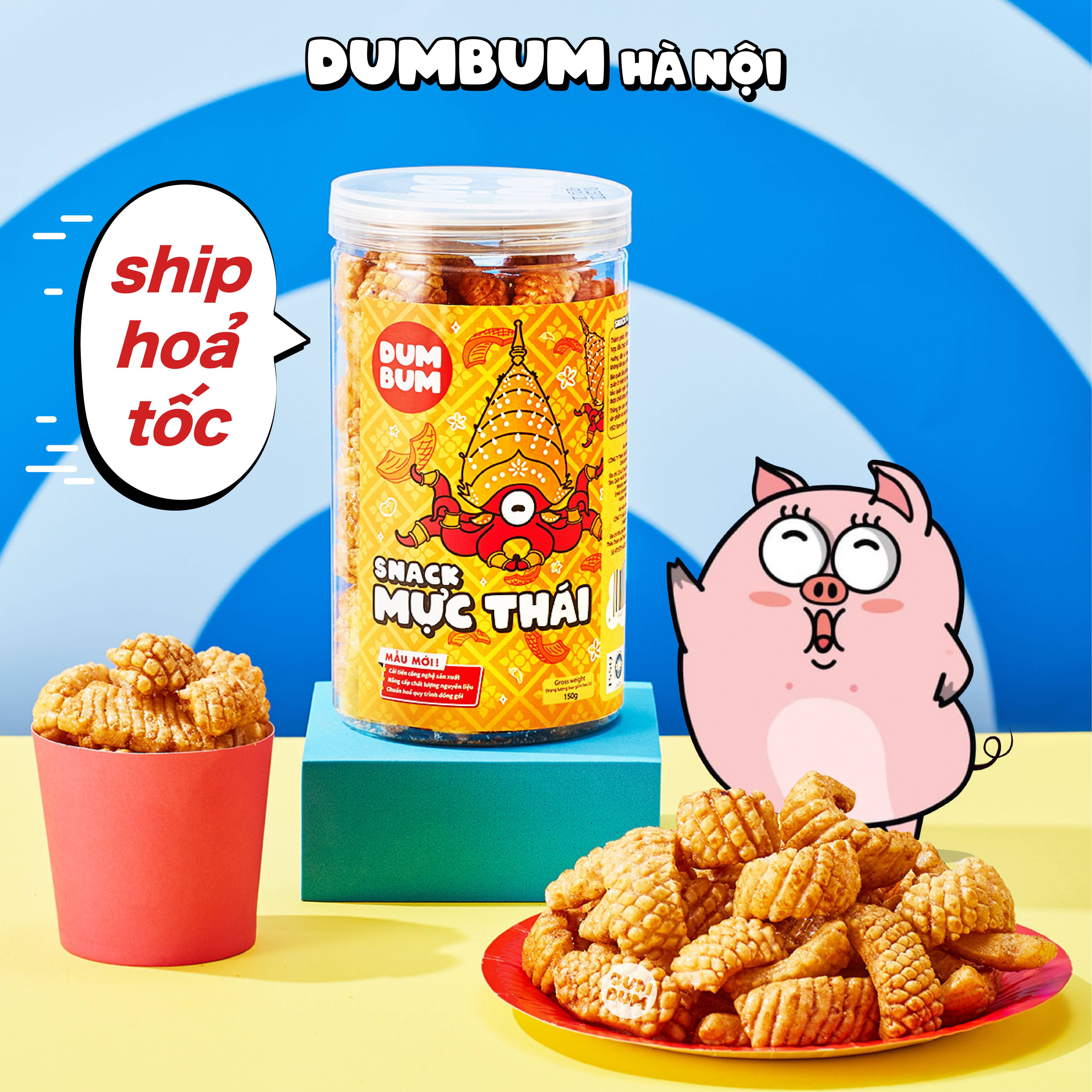 Snack mực Thái Lan DumBum 150g đồ ăn vặt Hà Nội