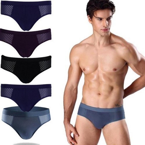 Combo 4 Quần Sịp Nam- quần lót Tam Giác nam Thông Hơi
