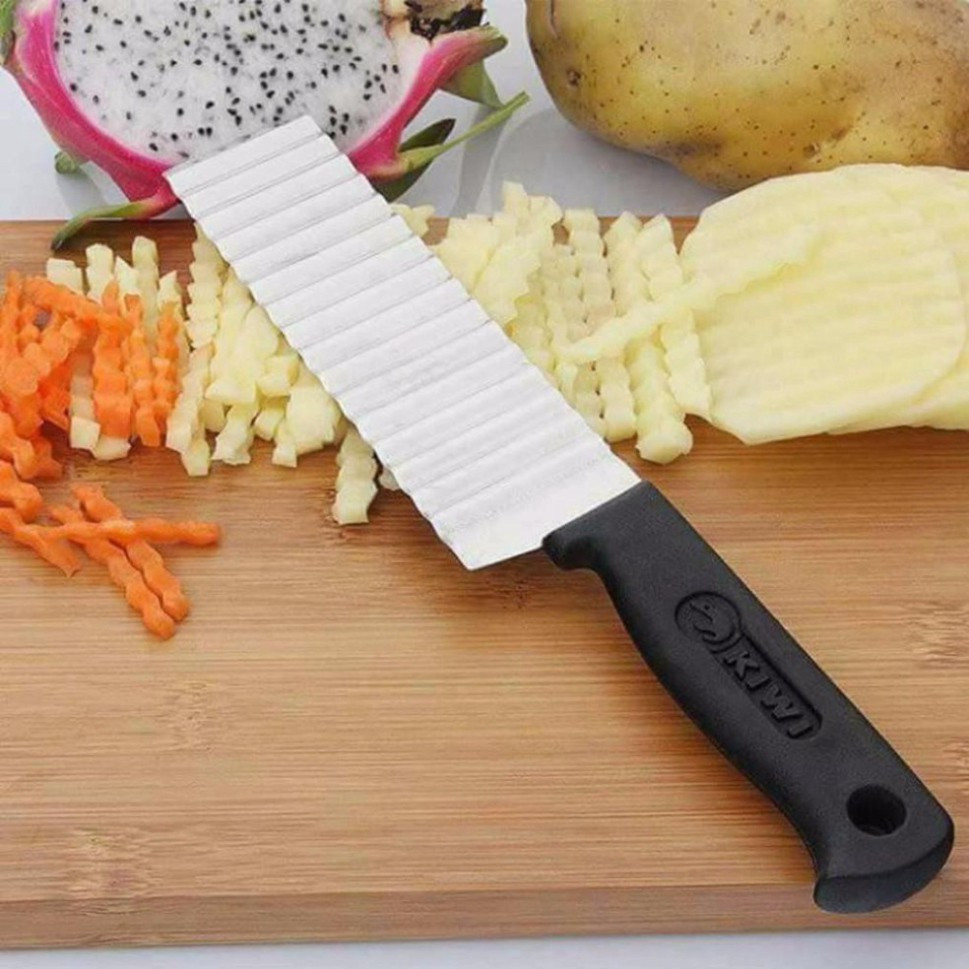 Dao cắt lát sóng kiwi - dao tỉa sóng - dao tỉa sóng kiwi - dao cắt kiwi gợn sóng làm từ thép không gỉ - dao cắt tỉa rau củ quả nhanh chóng - dao cắt kiwi - dụng cụ nhà bếp - dụng cụ nấu ăn- dao gọt - bộ dao - đồ gia dụng