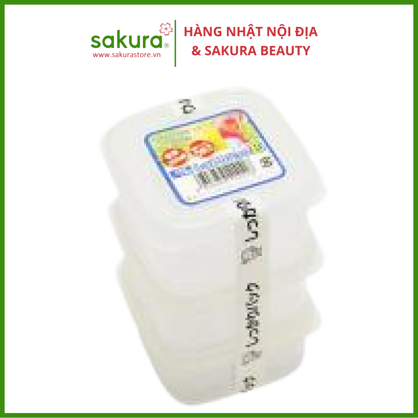 Set 3 hộp nhựa 200ml - hàng nhật nội địa