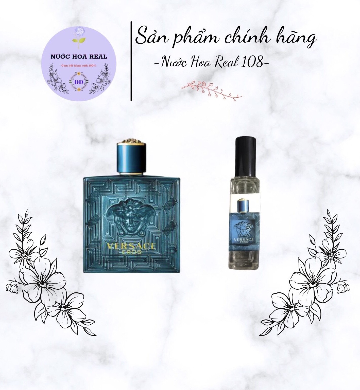 Versace eros  edt - nước hoa chiết authentic