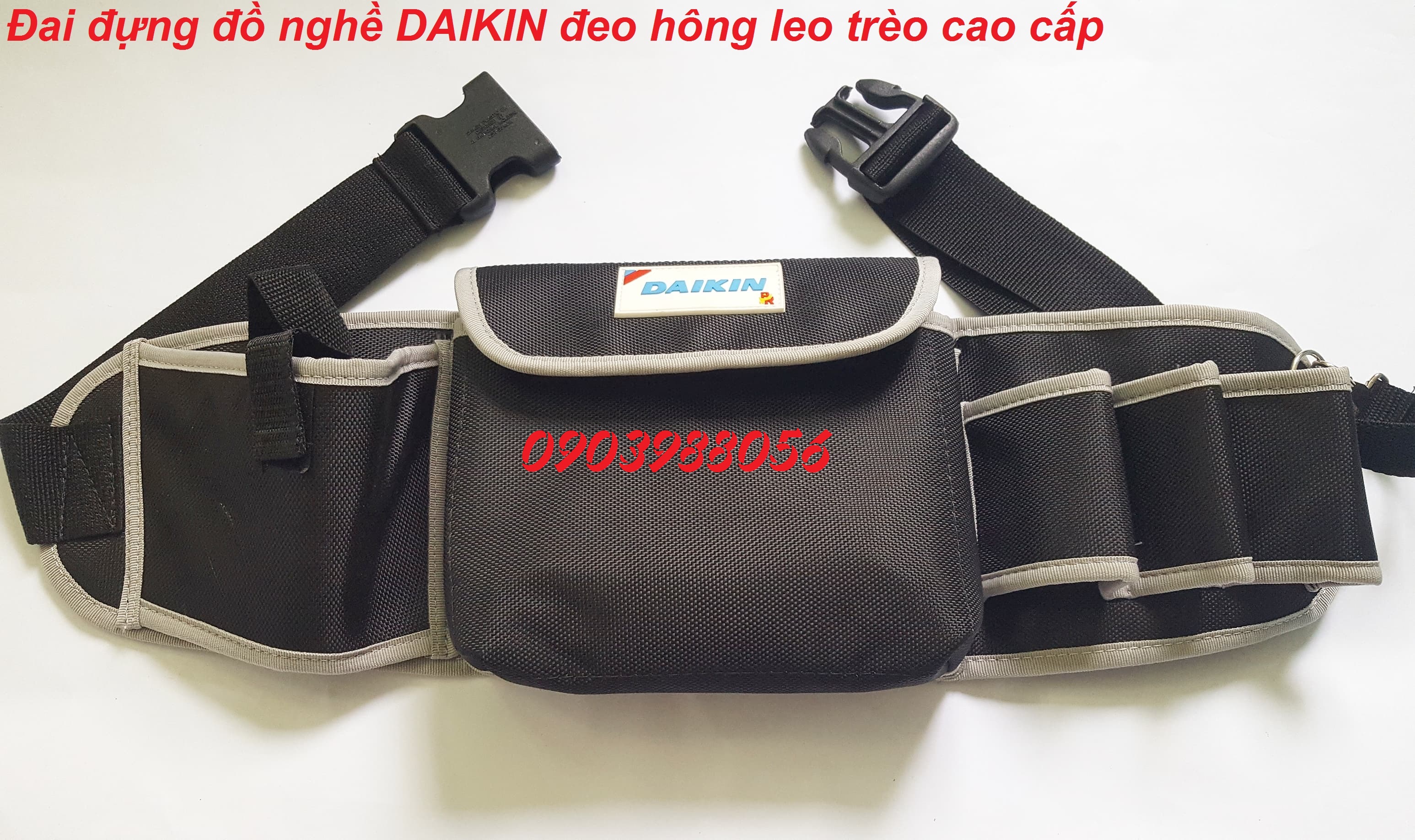 Túi đựng đồ nghề ( Đai đựng đồ nghề DAIKIN đeo hông leo trèo cao cấp )