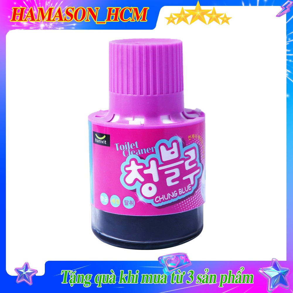 Cốc thả bồn cầu diệt khuẩn Hàn Quốc Chung Blue 180g