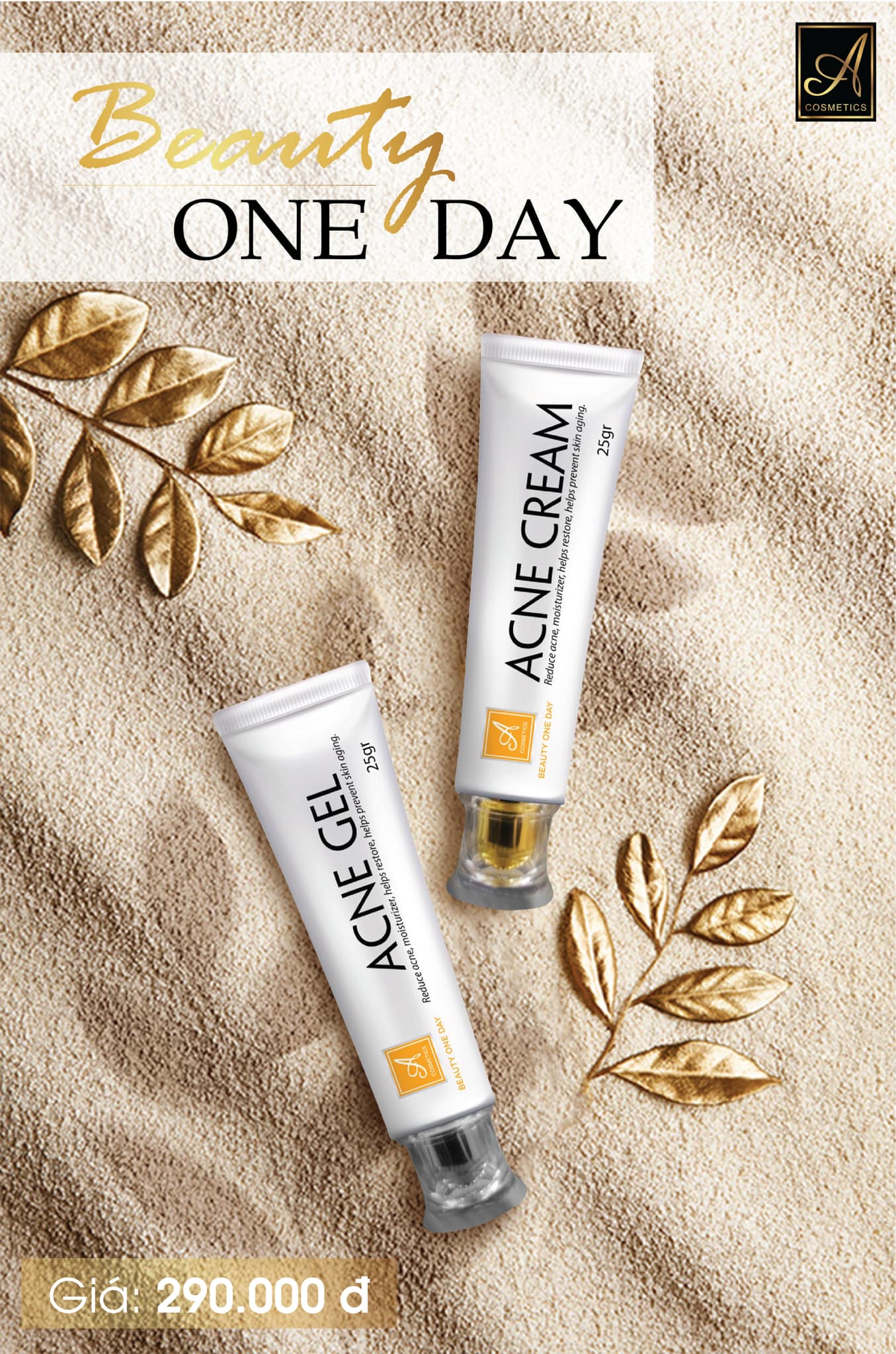 COMBO NGỪA MỤN BEAUTY ONE DAY A COSMETICS