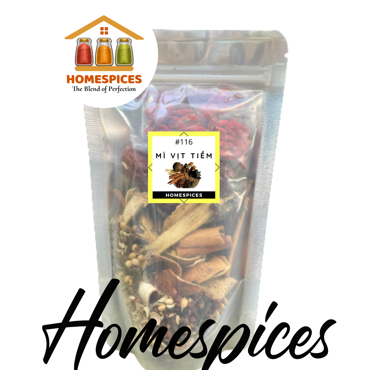 Gói gia vị mì vịt tiềm Hongkong - gia vị tiềm - HOMESPICES gia vị của mọi nhà spices