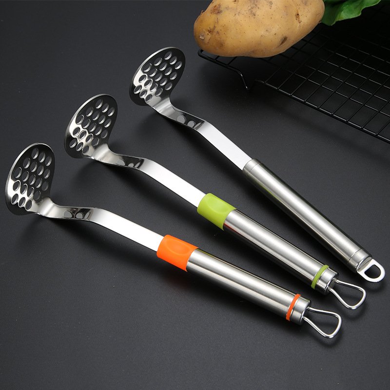 Dụng cụ nghiền khoai tây, khoai củ, nghiền thức ăn dặm - thép không gỉ mẫu L
