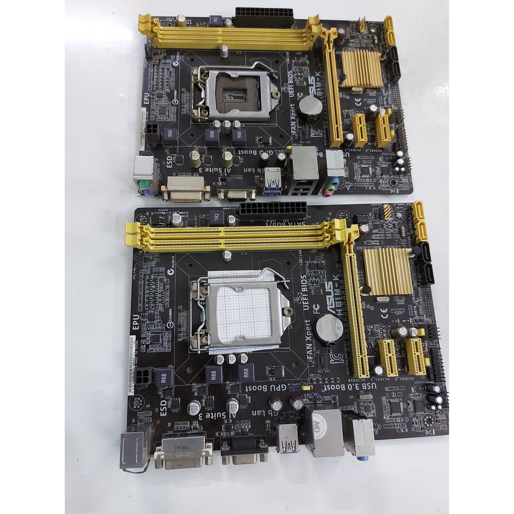 Bo mạch chủ - Main H81 socket 1150 nguyên zin, hàng đẹp, còn chạy ổn định.