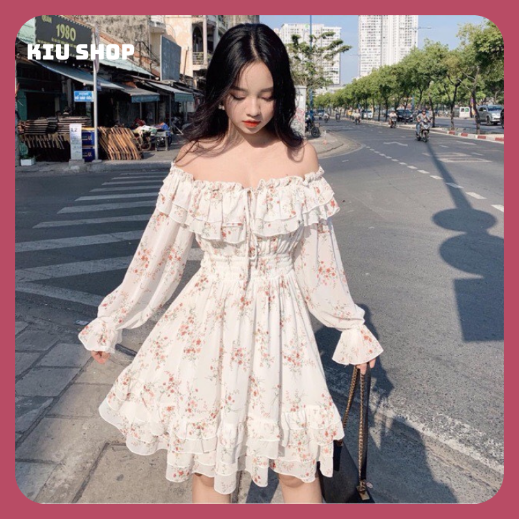 😍 ĐẦM TRỄ VAI HOA BÈO TẦNG XOÈ STYTE ULLZANG 😍