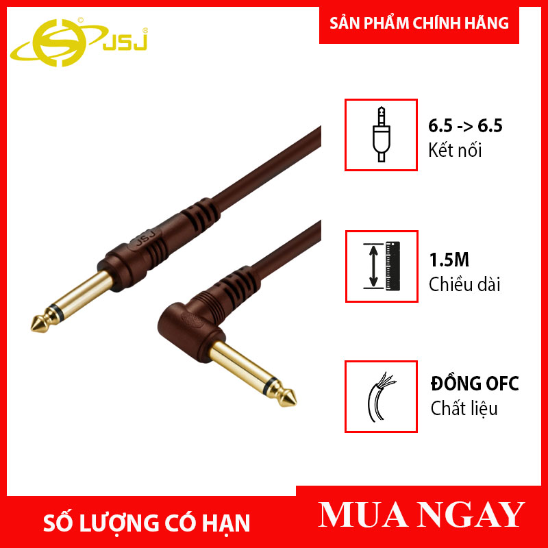 Dây 1 đầu 6 li cong ra 1 đầu 6 li thẳng dài 1.5m jsj-411 d