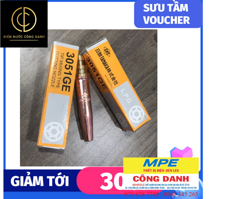 Béc cắt gió đá tanaka 3051ge