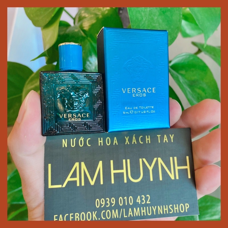 Nước hoa mini versace eros xanh 5ml
