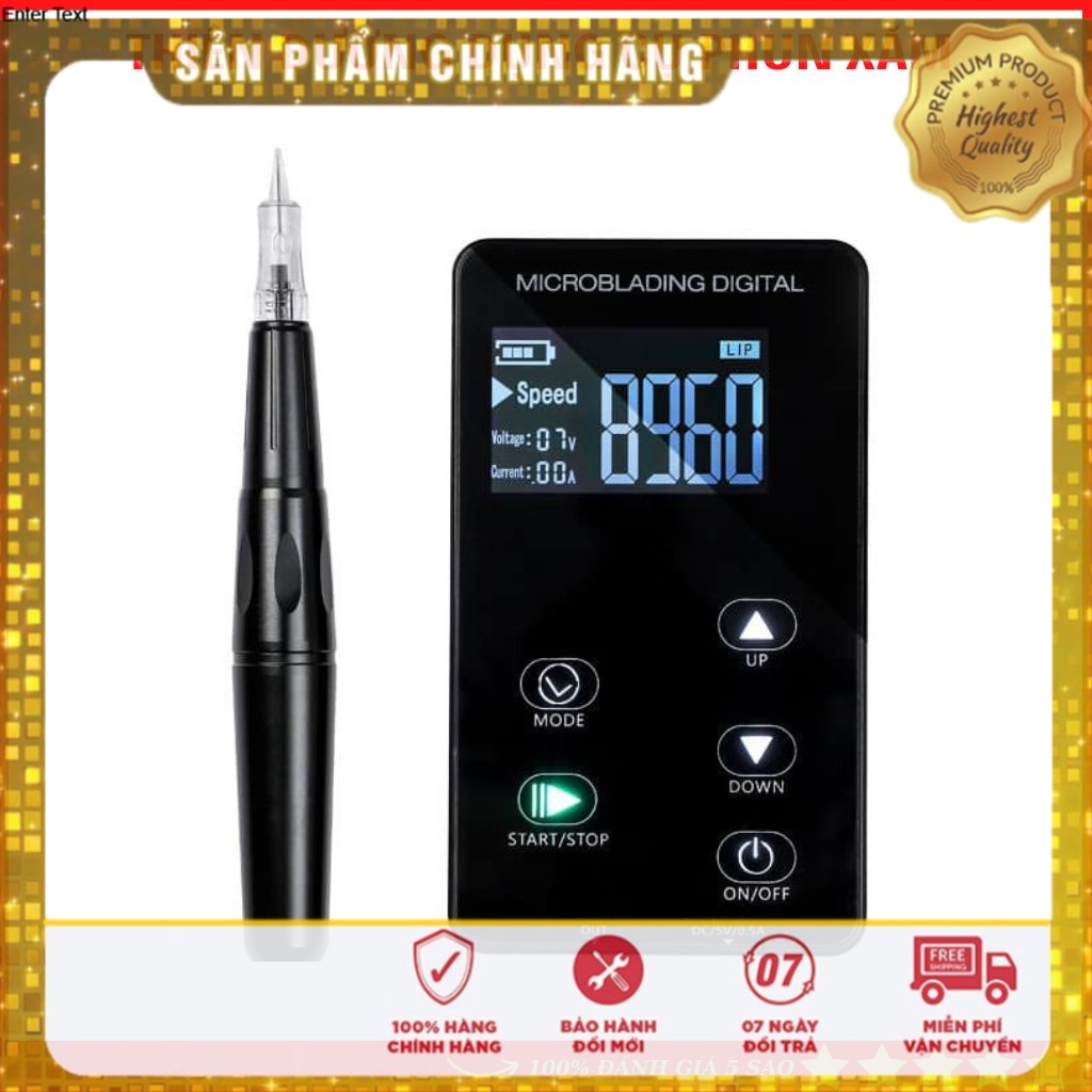 Máy phun xăm kts tạo hạt sợi sexy brows microblading digital, máy phun xăm thẩm mỹ dcpx
