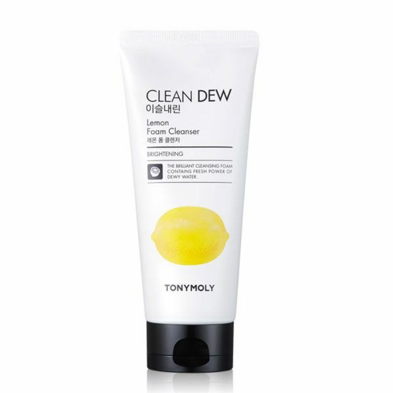 Sữa rửa mặt hoa quả dưỡng ẩm, sáng da TonyMoly Clean Dew Lemon Foam Cleanser