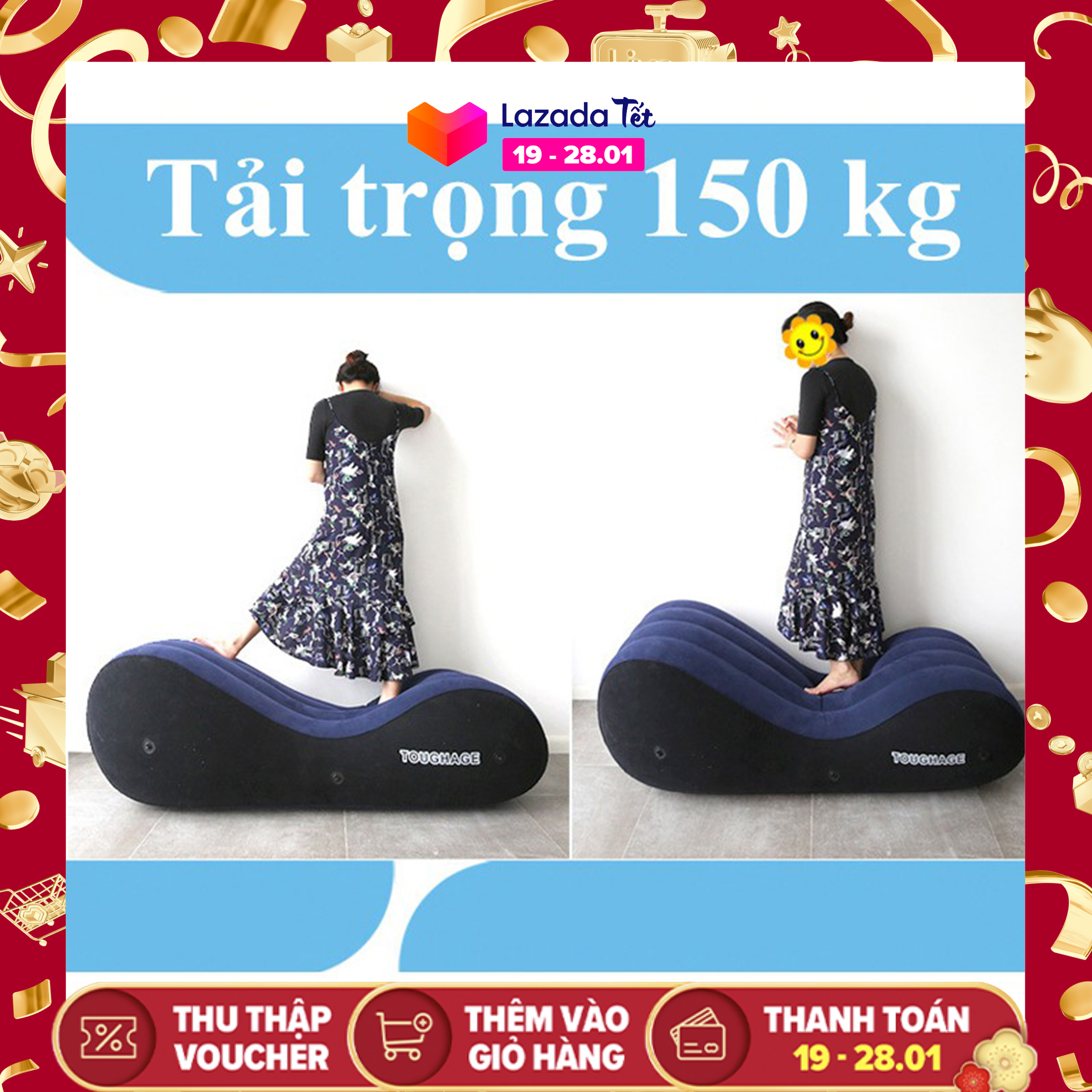 Ghế Bơm Hơi Đa Năng, Ghế Sofa Bơm Hơi Phòng Ngủ, Ghế Sofa Thư Giãn Tặng Kèm Bơm Điện 2 Chiều,  4 Dây Trói - Ghế hơi Toughage,  Ghế Hơi Intex ,Ghế Sofa Bơm Hơi, Ghế Hơi Cao Cấp ( Bảo hành uy tín ) - Gia dụng giá rẻ.