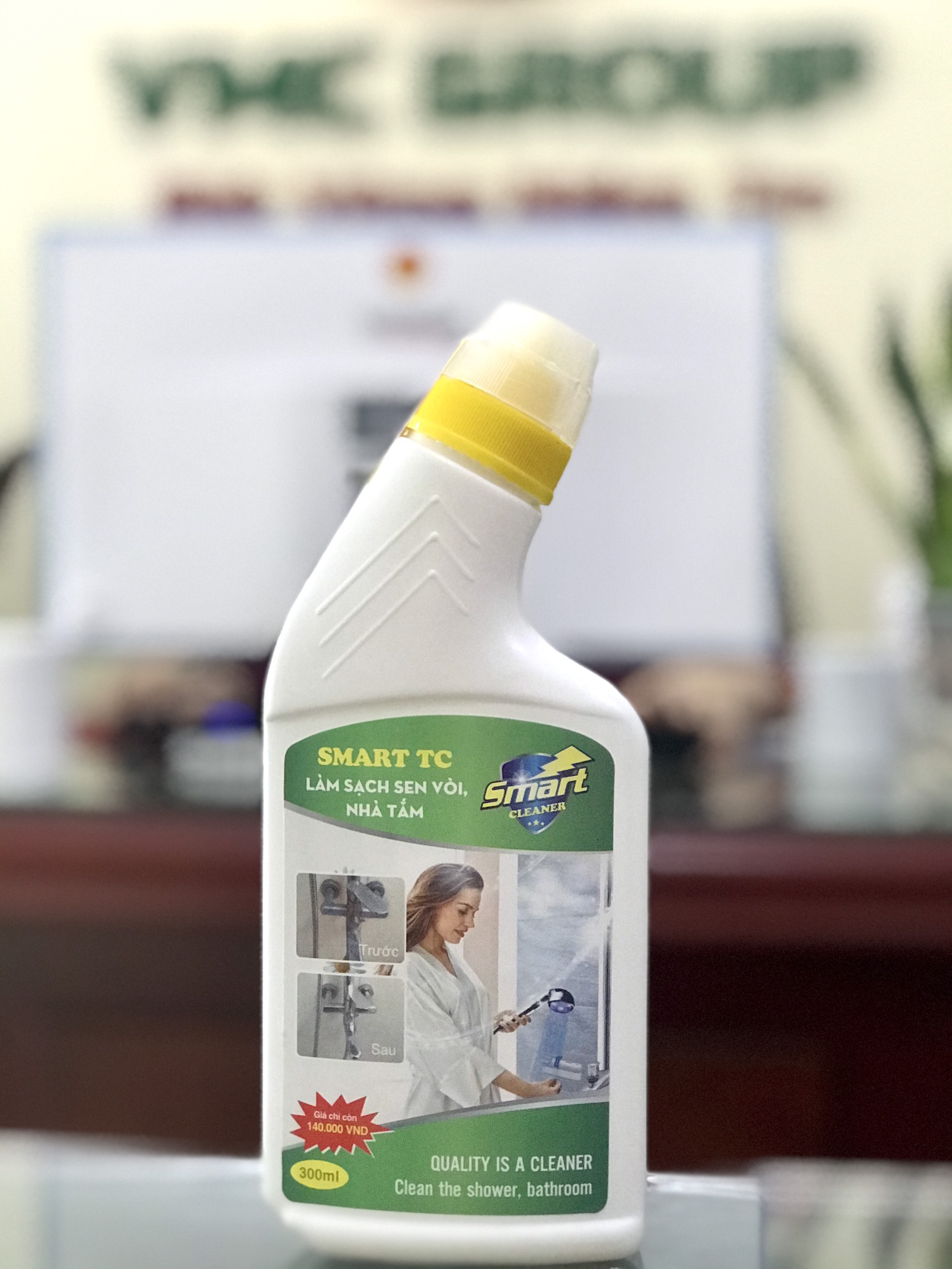 Làm Sạch Sen, Vòi Inox, Tường Sàn Gạch Nhà Tắm SMART TC 300ml- Tẩy Cặn Canxi, Vết Nước Cứng, Vết Bẩn Lâu Ngày - LOẠI 1