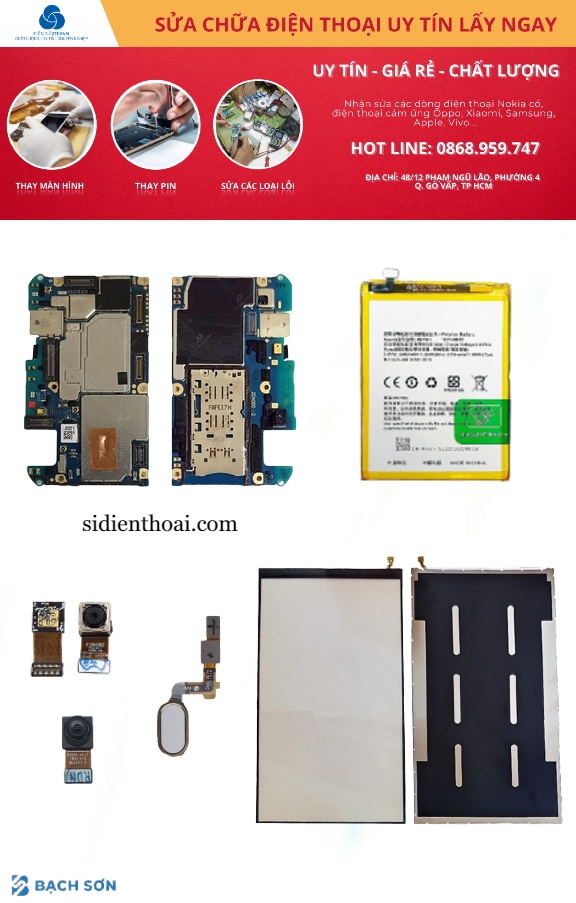 Linh kiện bóc máy oppo f1s zin