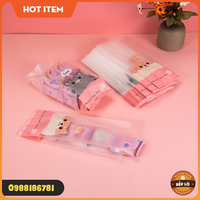 Túi đựng bánh kẹo cực kỳ dễ thương - set 10 túi