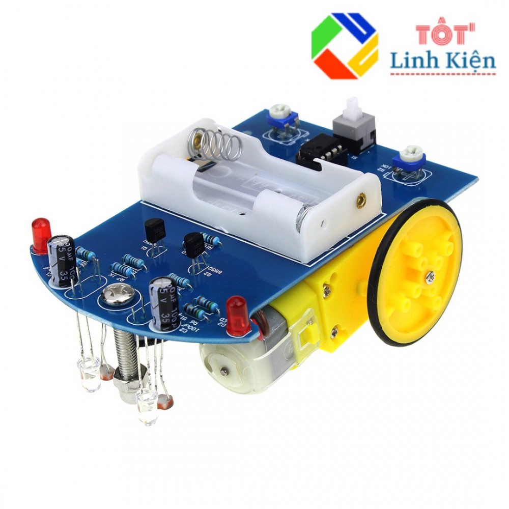 Bộ kit xe robot dò đường mini diy d2