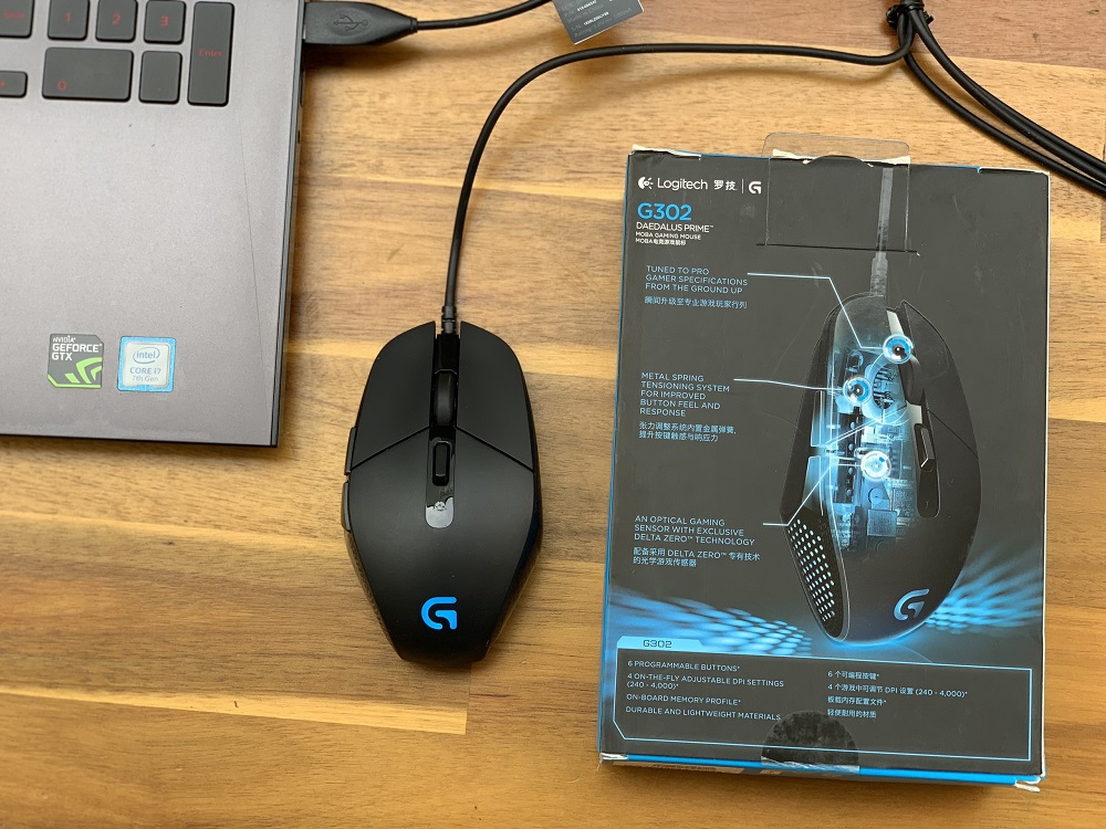 Chuột chơi game Logitech chuột máy tính logitech G302 chuột gaming chơi game làm việc văn phòng cực đã,hiệu năng cao,có đèn LED đổi màu cực đẹp BH 12 tháng