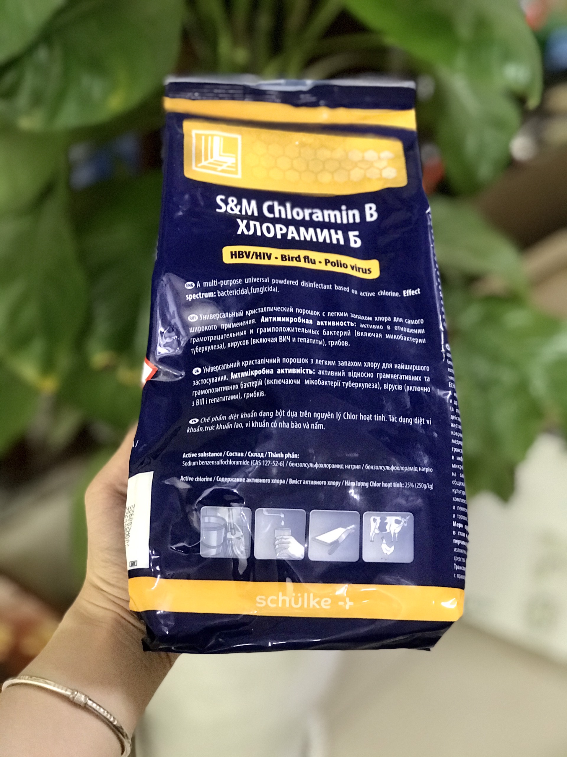 Cloramin B SEC chất khử khuẩn sát trùng 1kg/1 gói giá tốt