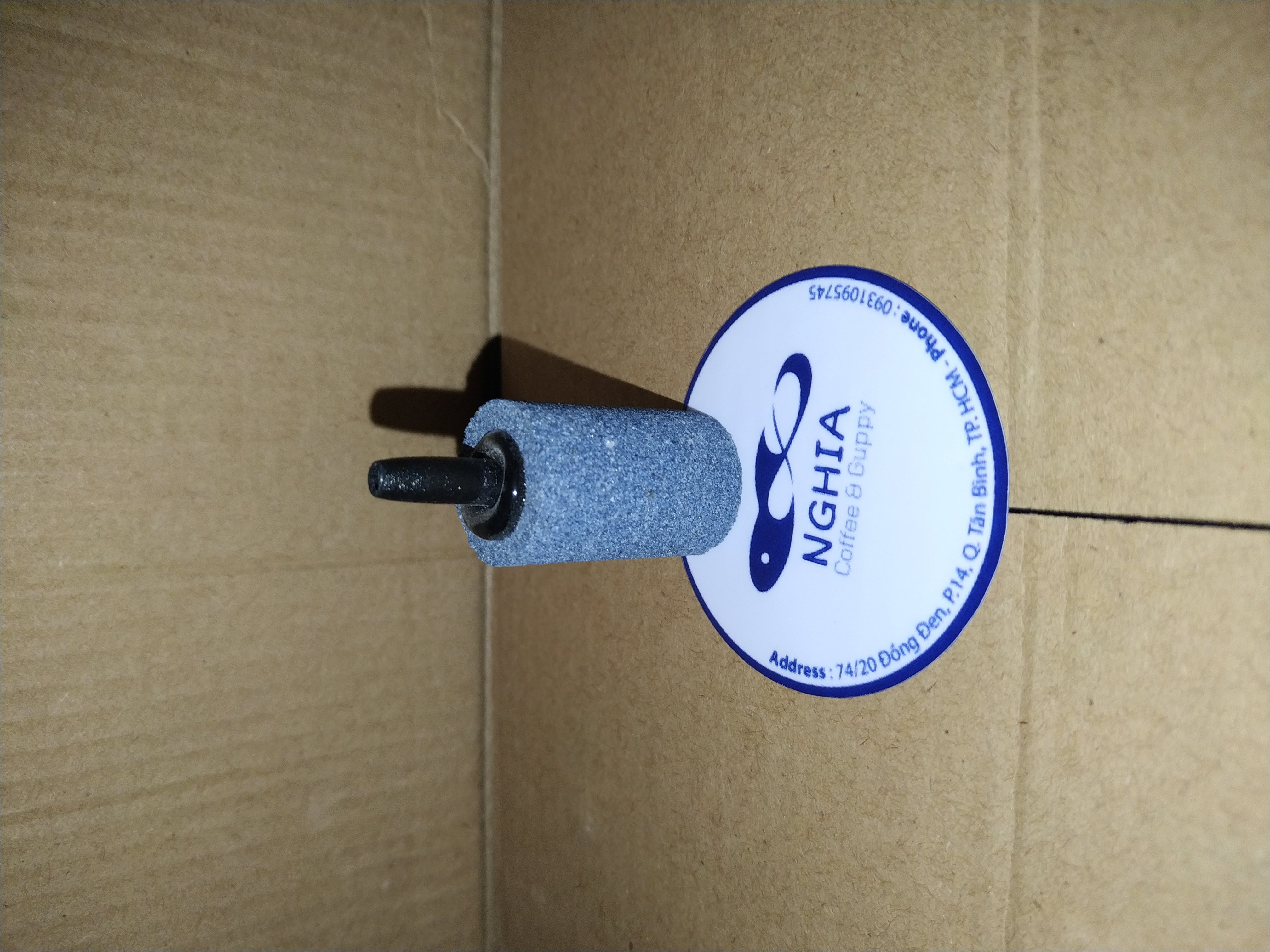 Cục sủi oxi hình trụ siêu mịn kích thước 2x3cm