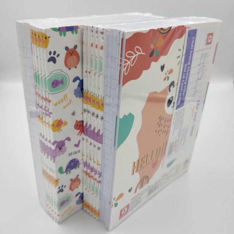 ﹉ ✅ [10 Quyển - 70K] Tập Vở Học h - 96 Trang - Định lượng 60gsm