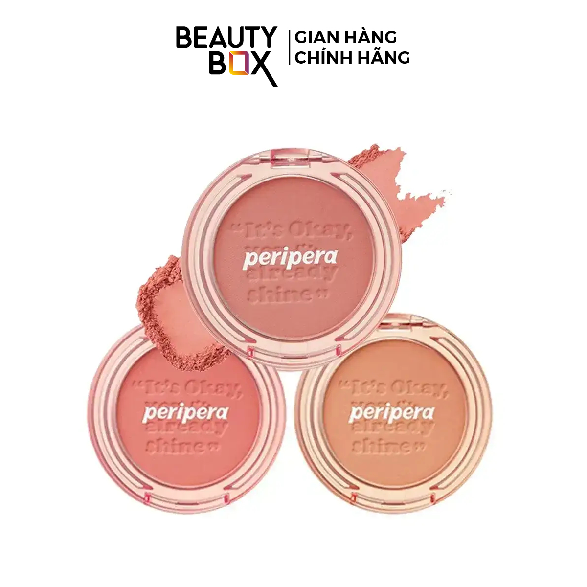Má Hồng Peripera Pure Blushed Sunshine Cheek 4.2G