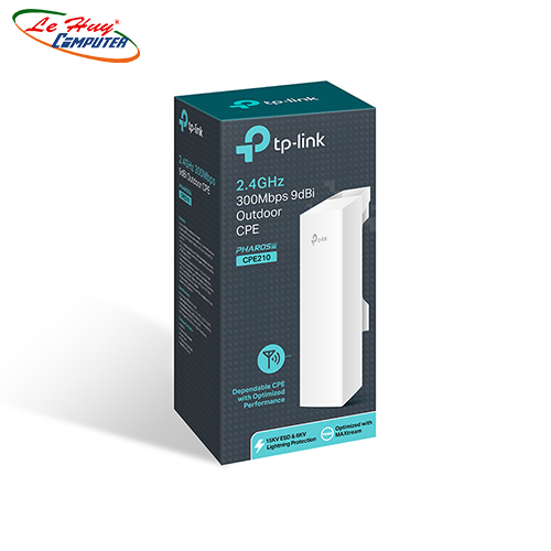 Bộ thu phát wifi ngoài trời tp-link cpe210 - hàng chính hãng