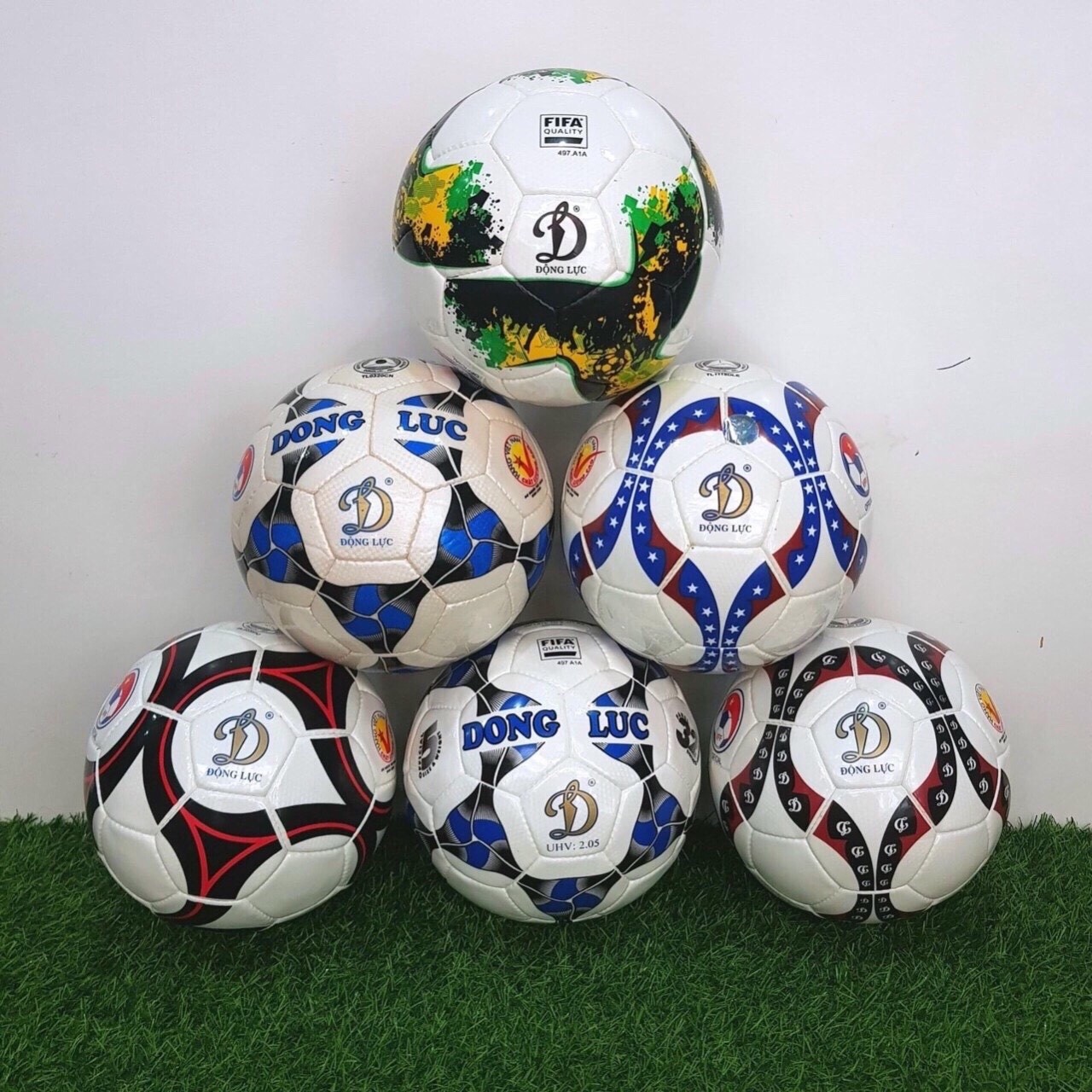 Quả bóng đá động lực số 5 full mã bóng chính hãng chơi sân cỏ nhân tạo