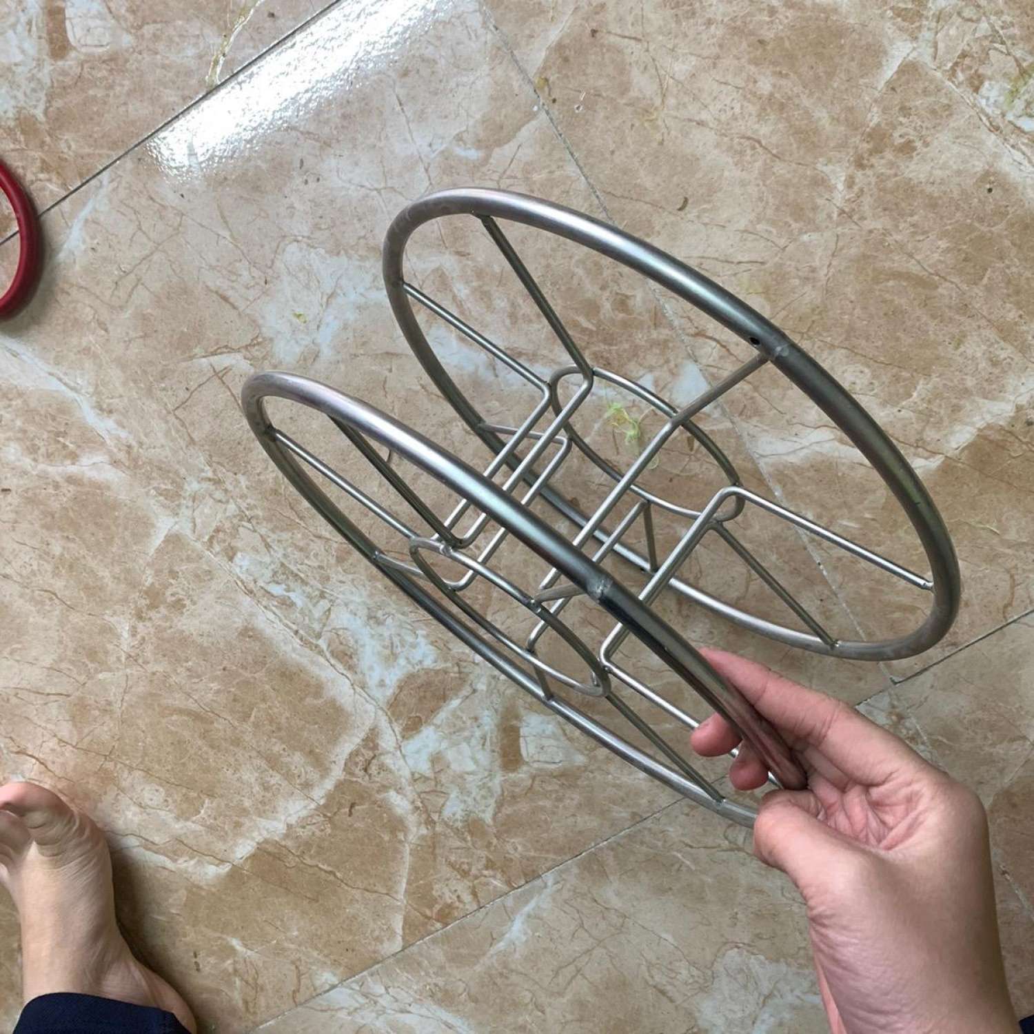 Guồng inox quấn dây diều chất lượng cao d15.20.25.30