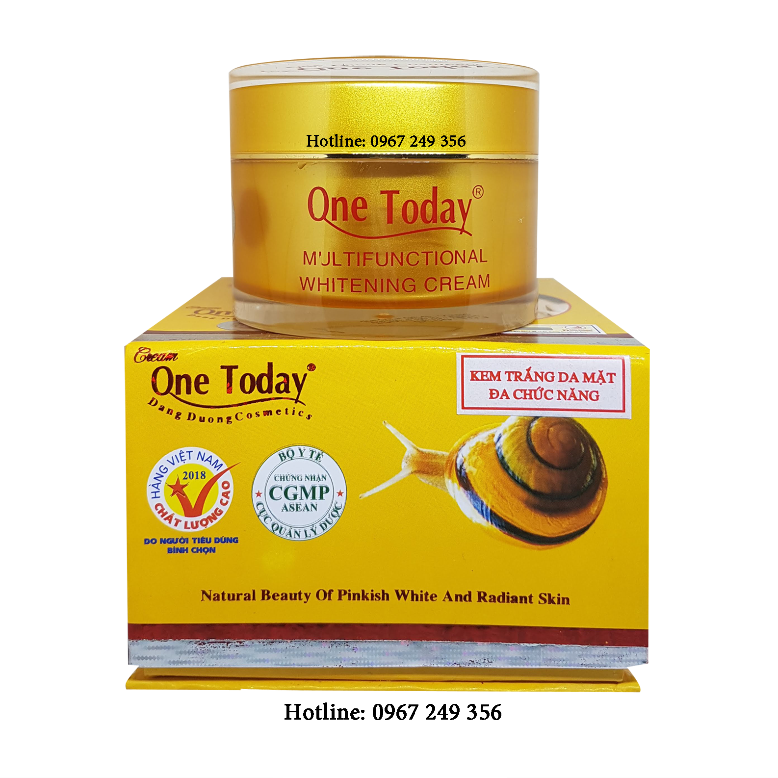 Kem one today dưỡng trắng da mặt đa chức năng vip 50g - mỹ phẩm đăng dương
