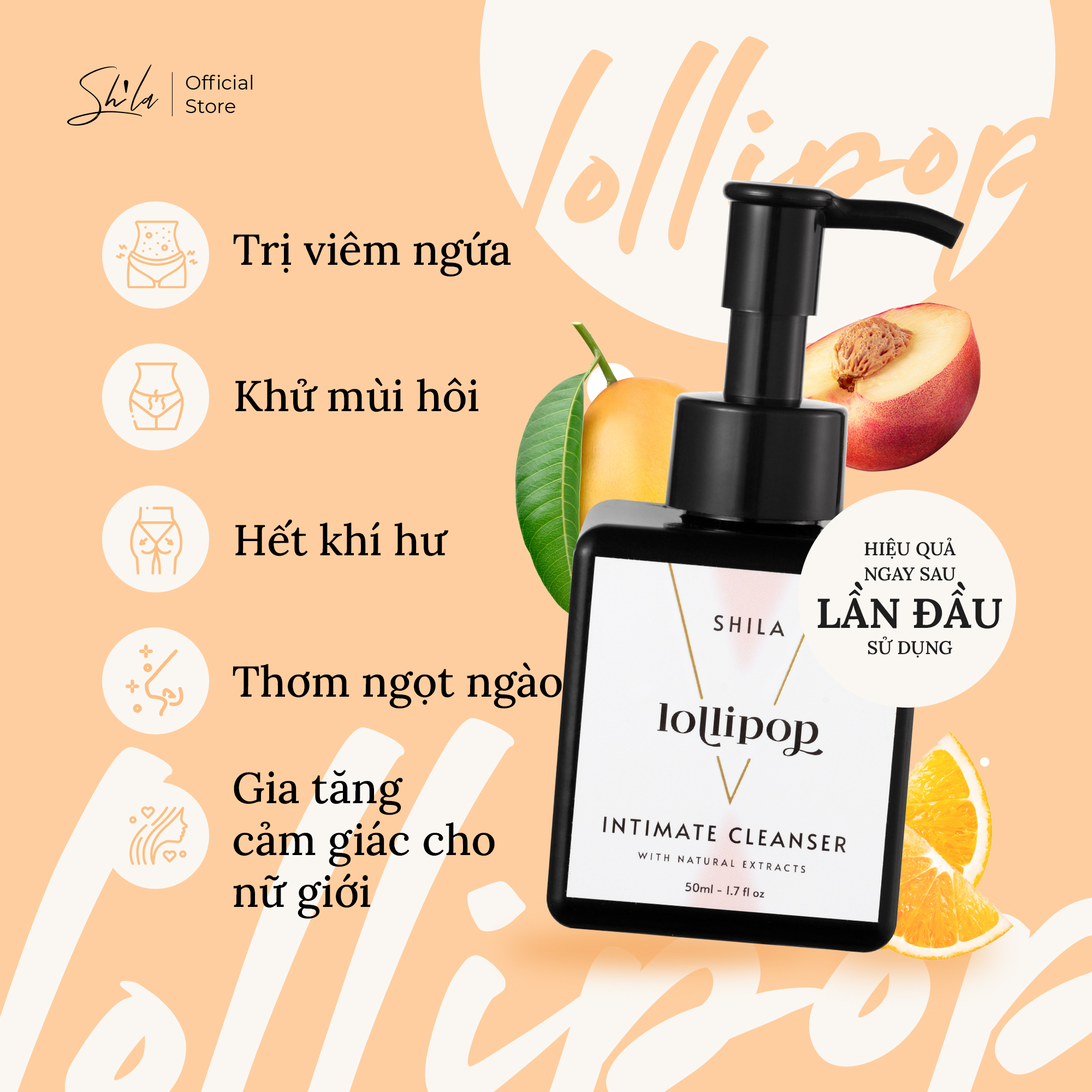 Dung dịch vệ sinh phụ nữ Shila hương kẹo ngọt